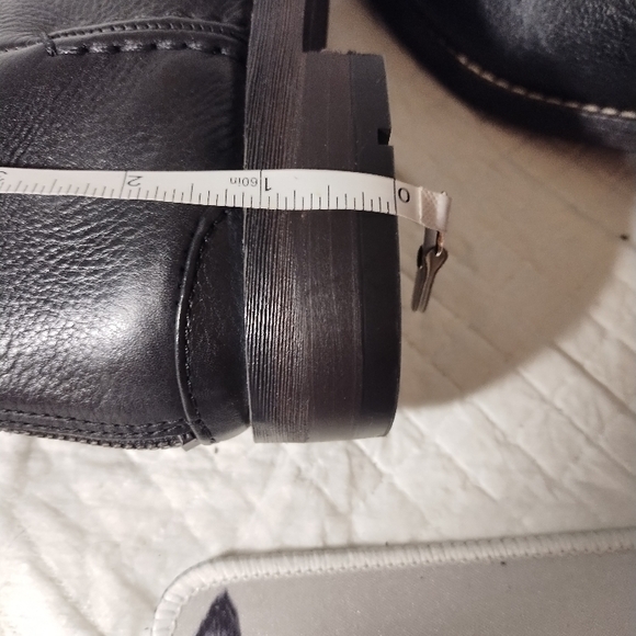 Franco sarto (nwot)black Leather Knee-High Boots women's size 9M - Picture 11 of 14